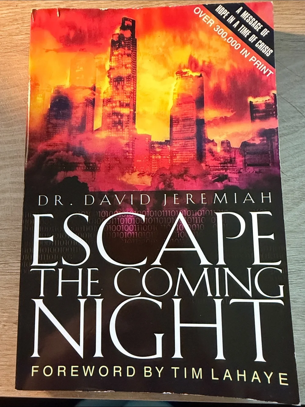 Escape the Coming Night — Red and Orange Illustrated Cover